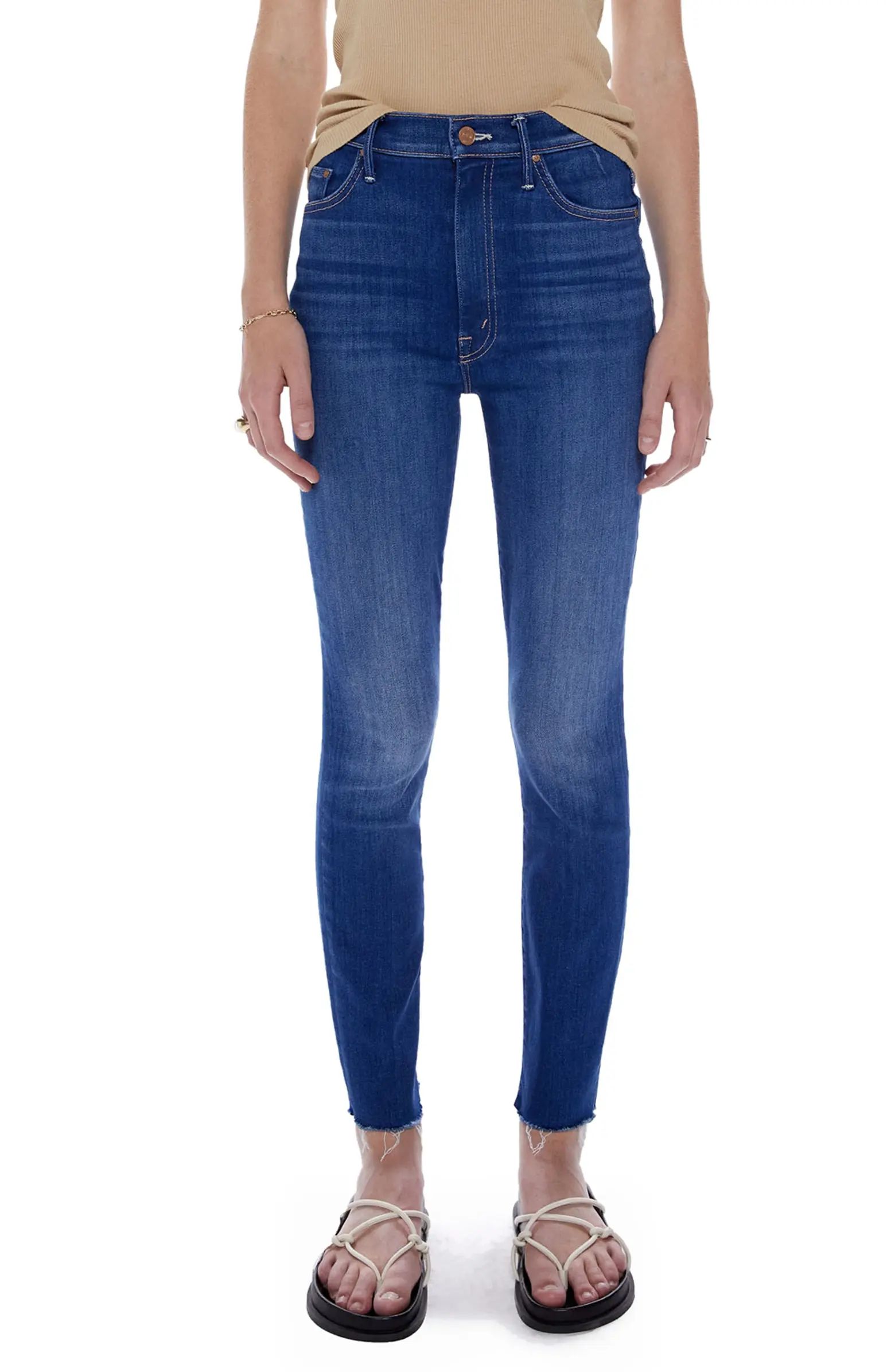 The Swooner Fray Hem Ankle Skinny Jeans | Nordstrom