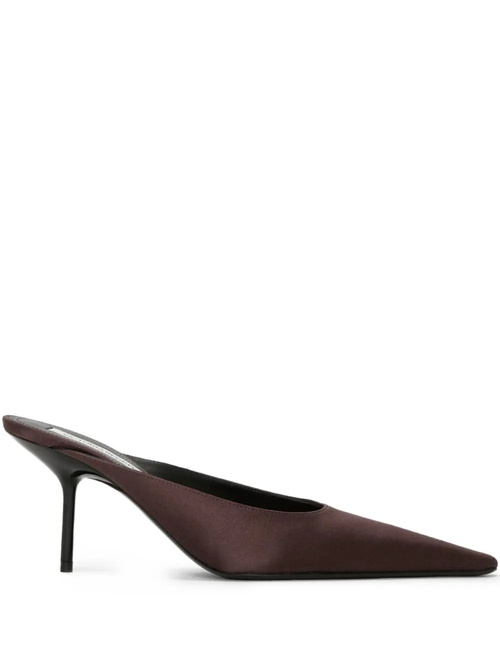 Victoria Beckham 75mm Sloan pointed-toe Stiletto Mules | Brown | FARFETCH AU | Farfetch Global