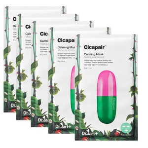 Dr. Jart+ - Cicapair Tiger Grass Calming Mask - 5pcs | STYLEVANA