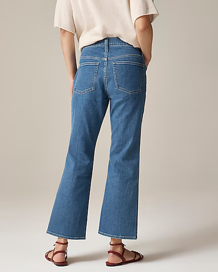 Petite mid-rise kickout jean | J. Crew US