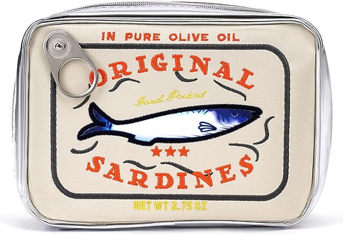 Cessfle Canned Sardines Makeup Bag, Funny Mothers Day Gifts Idea, Creative Cute Makeup Bag Canned... | Amazon (US)