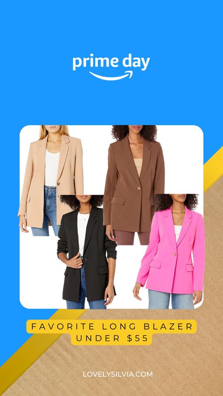 Favorite blazer from Amazon is on sale for prime day 💙 I have it in these 4 colors but it comes in so many more!

blazer, long blazer, fall blazer, prime day, amazon finds, amazon fashion, amazon sale

#LTKunder100 #LTKxPrimeDay #LTKsalealert