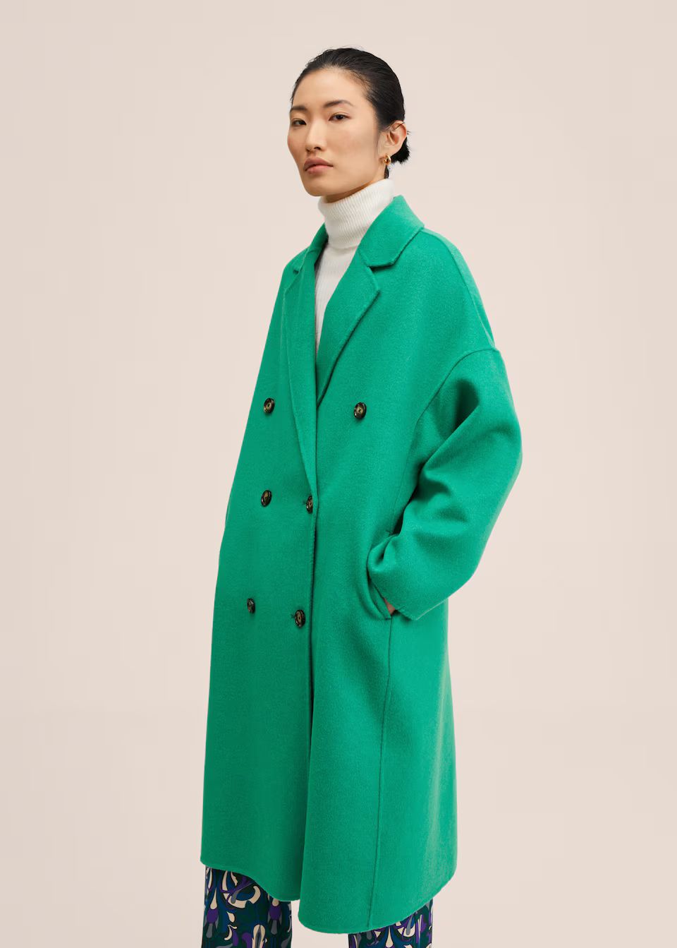 Handmade wool coat | MANGO (US)