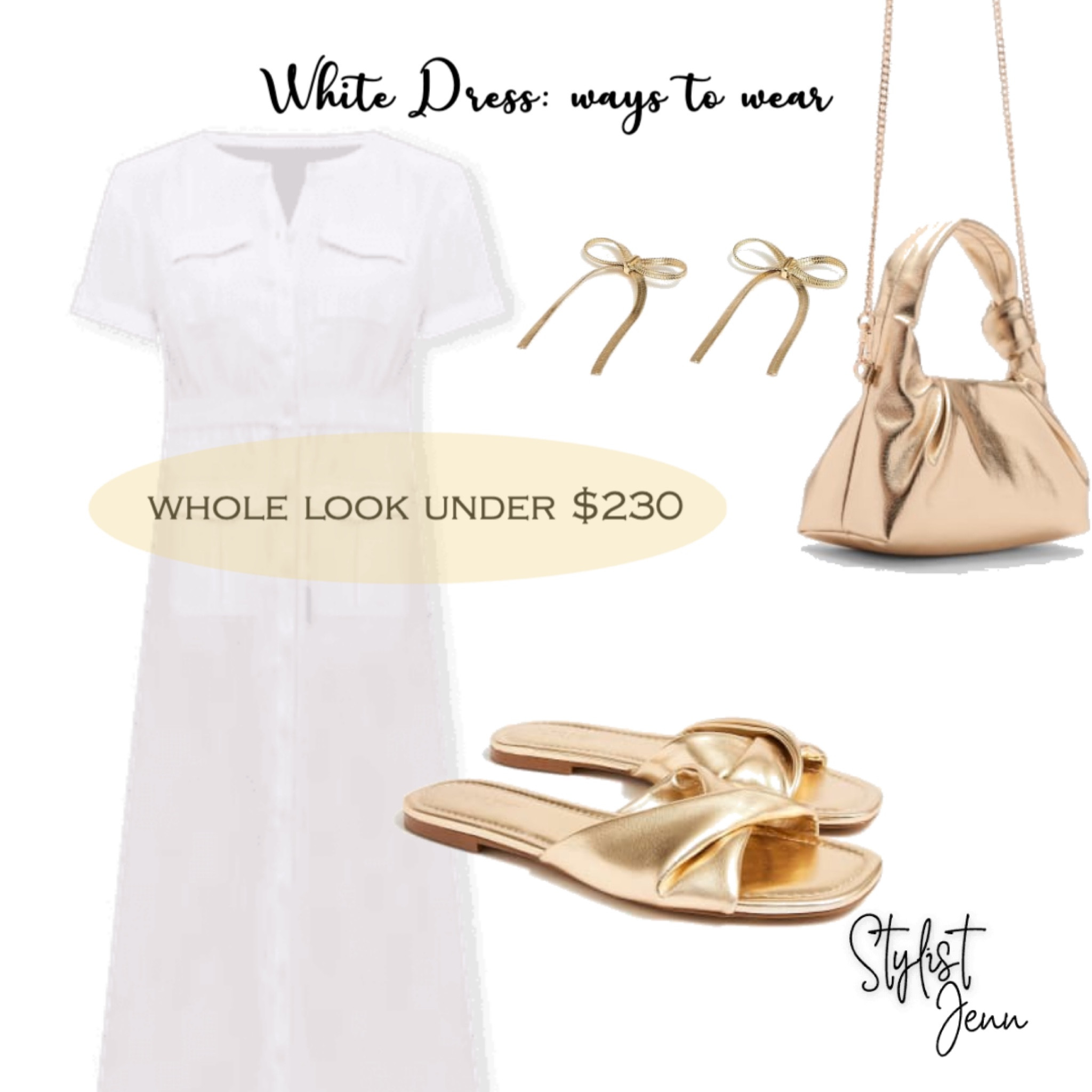 White dress Edit and this gorgeous dress is under $50! Check out my other posts for ways to wear and check out my Instagram reel with this dress in black. They are great must haves for your wardrobe!!! 

#LTKSummerSales #LTKFindsUnder50 #LTKStyleTip