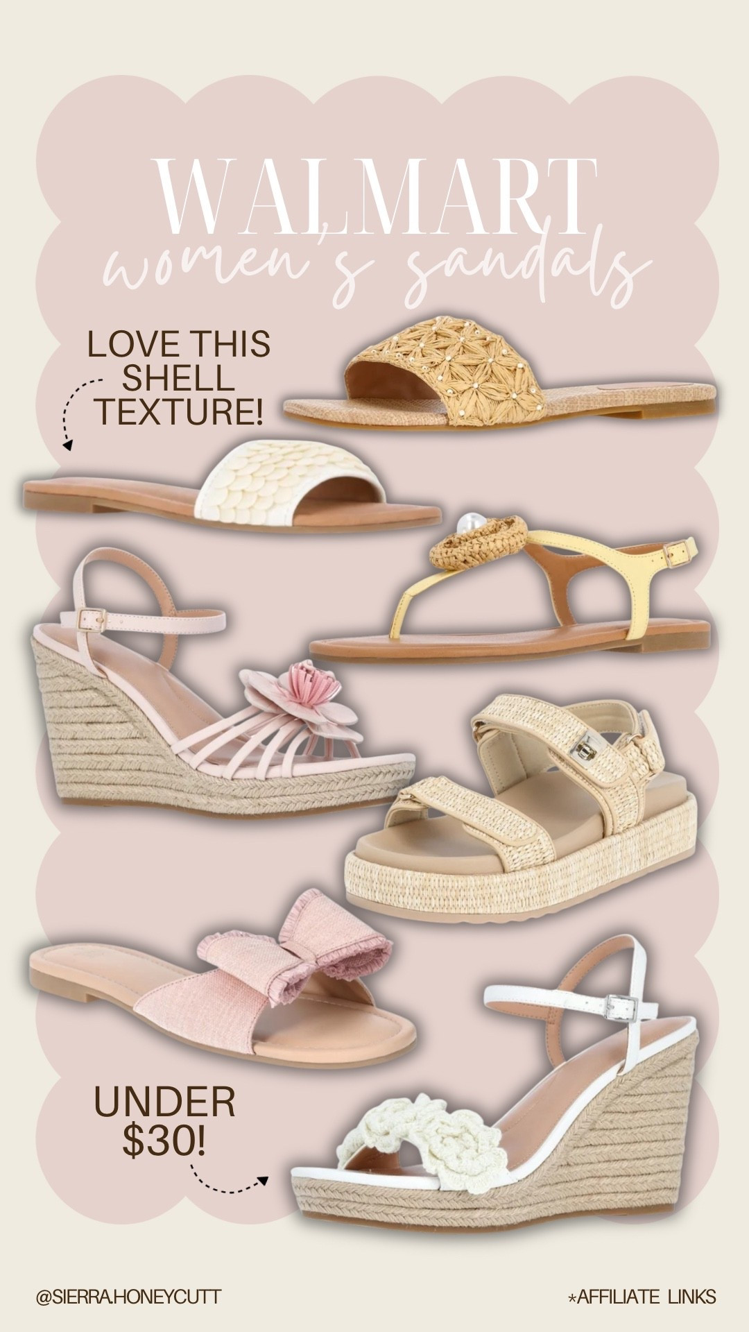 Just dropped at Walmart!! Soo many cute womens sandals for spring / summer 🌼 

Seasonal spring womens raffia shoes affordable trending unique bows wedge heels flats 

#LTKmomlife #LTKgrwm #LTKSeasonal