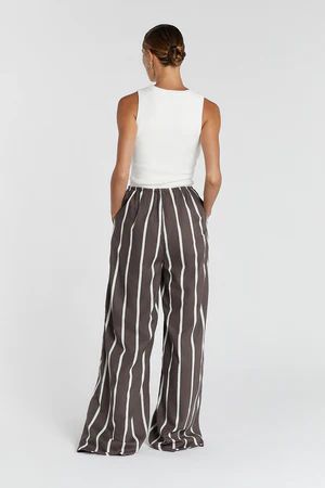 ELLIOTT CHOCOLATE STRIPE PANT | DISSH