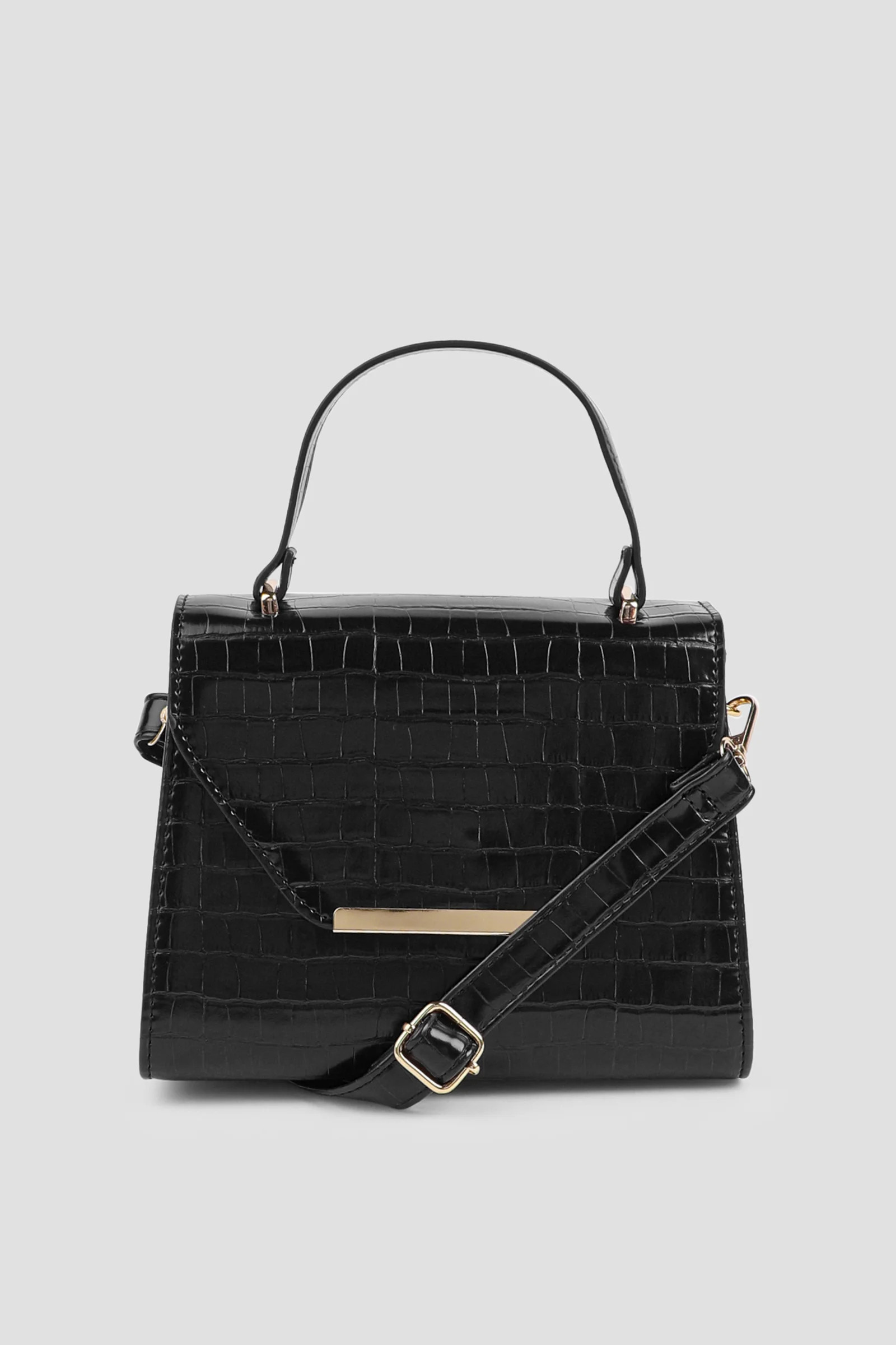 Croc Embossed Structured Bag | Ardene