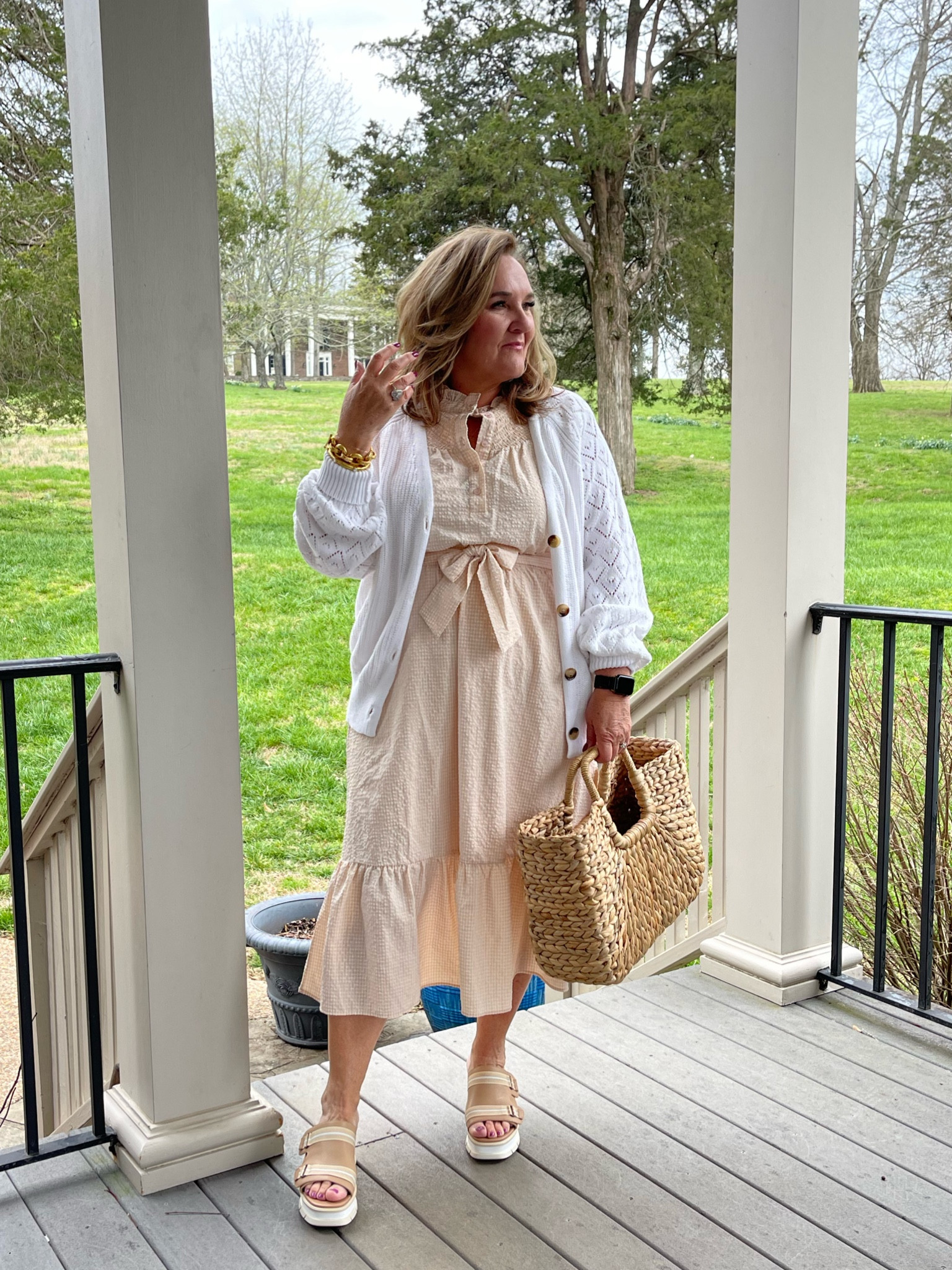 Dress and sweater size L. Code NANETTE10 for 10% off!

Dress also comes in solid black  

Shoes tts

Easter dress, shower dress, spring dress, spring outfit 

#LTKSeasonal #LTKFind #LTKunder100