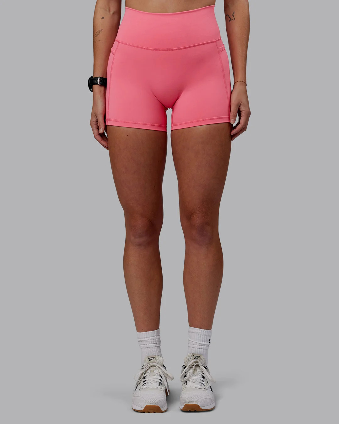 Fusion Ultra High-Rise 4" Short Pockets - Pink Lemonade | LSKD | LSKD