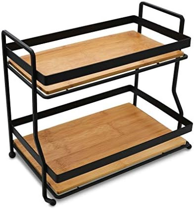 AQ Organizational 2-Tier Home Storage Tray for Vanity, Dresser, Bathroom, or Kitchen Counter, Shelve | Amazon (US)