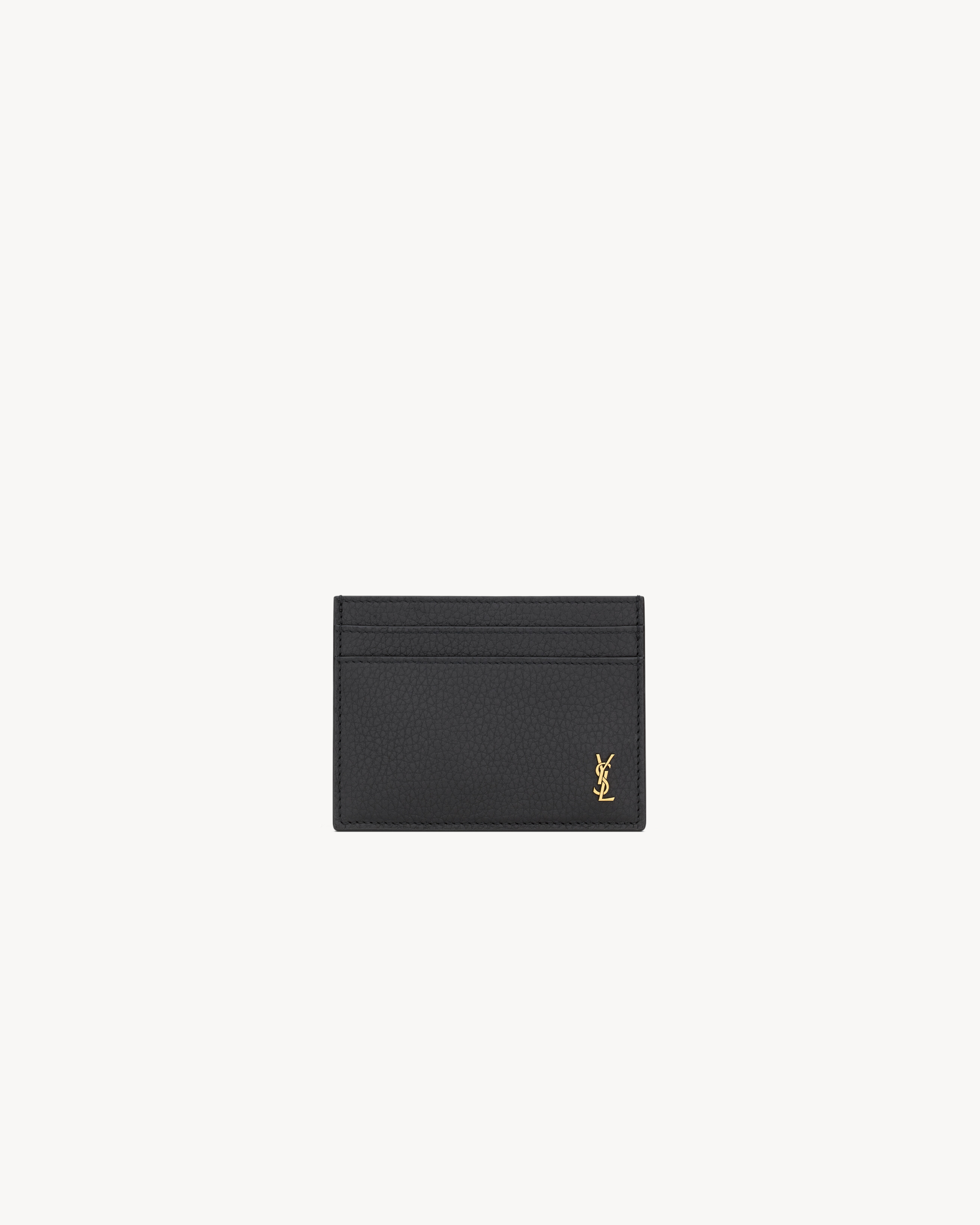 TINY CASSANDRE card case in grained leather | Saint Laurent Inc. (Global)