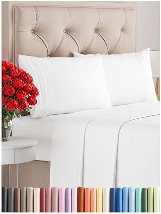 CGK Unlimited 4 Piece Sheet Set - Comfy Breathable & Cooling Sheets - Hotel Luxury Bed Sheets for... | Amazon (US)