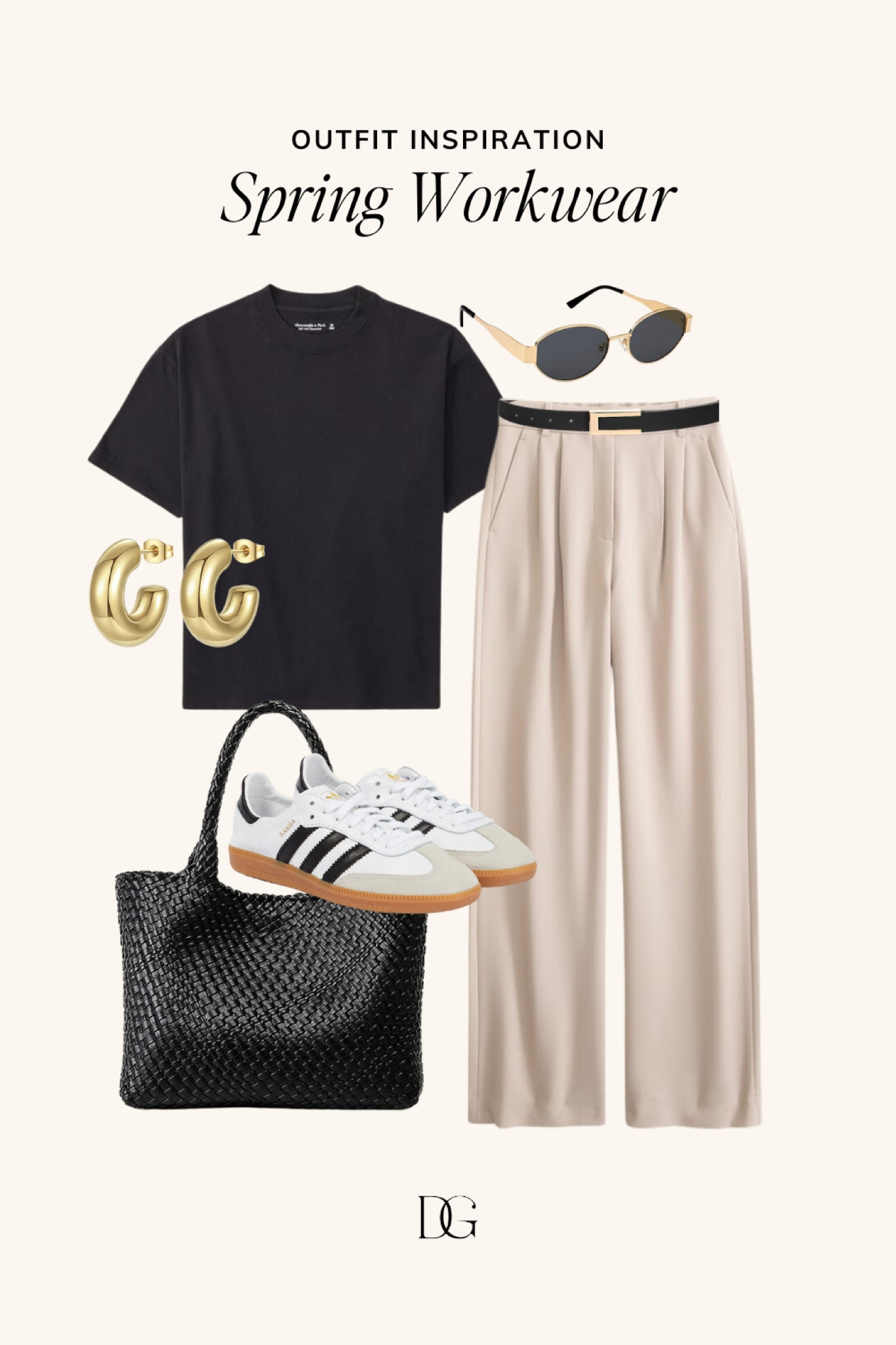 Spring Work Outfit Inspo | spring workwear, spring work outfit, spring business casual outfits, spring work outfits office chic, spring work outfits for women business casual, smart casual work outfit, summer office outfits, summer workwear, summer work outfits for women, capsule wardrobe, spring outfits, elevated spring outfit, smart casual spring outfit, business casual spring outfit, office outfits women, casual office outfits women, simple spring outfit, neutral spring outfit, adidas samba outfit, adidas samba outfits, adidas sneakers

#LTKworkwear #LTKSeasonal #LTKstyletip