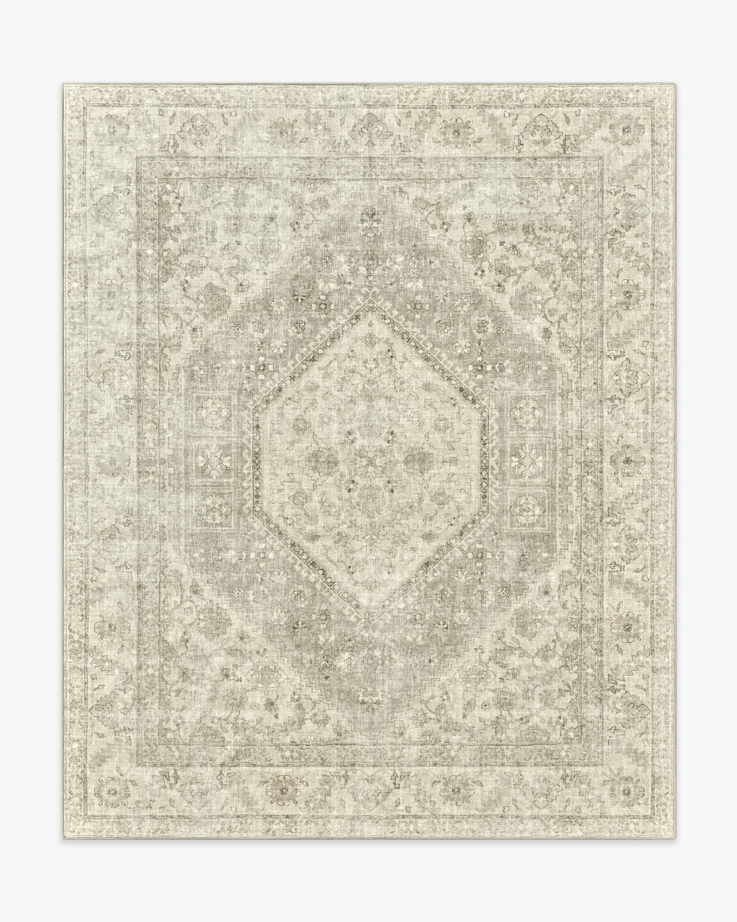 Soluna Ivory & Natural Rug | Ruggable
