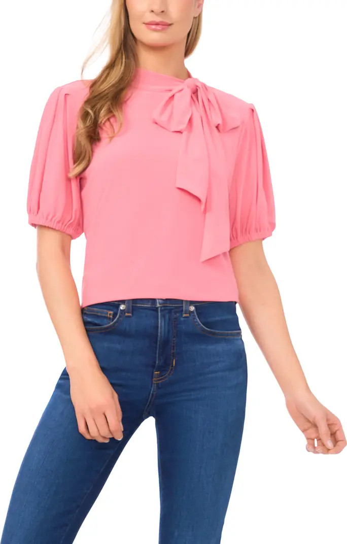 Tie Neck Knit Top | Nordstrom