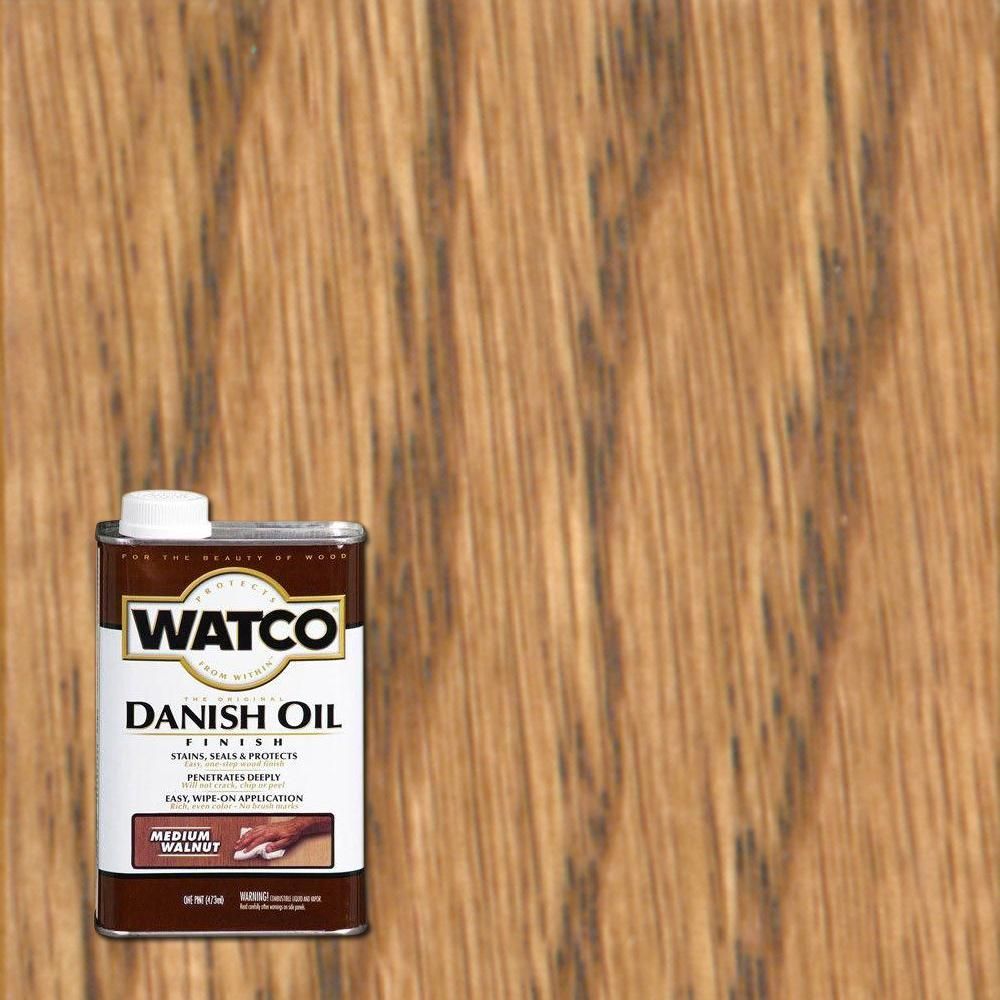 1 pt. Medium Walnut Danish Oil | The Home Depot