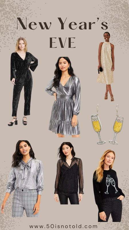 New Year’s Eve | 2023 | Outfit Ideas | Dressy Holiday Parties | New Year’s | 50 is not old | Metallic Dress | Sequins 

#LTKHoliday #LTKSeasonal #LTKworkwear