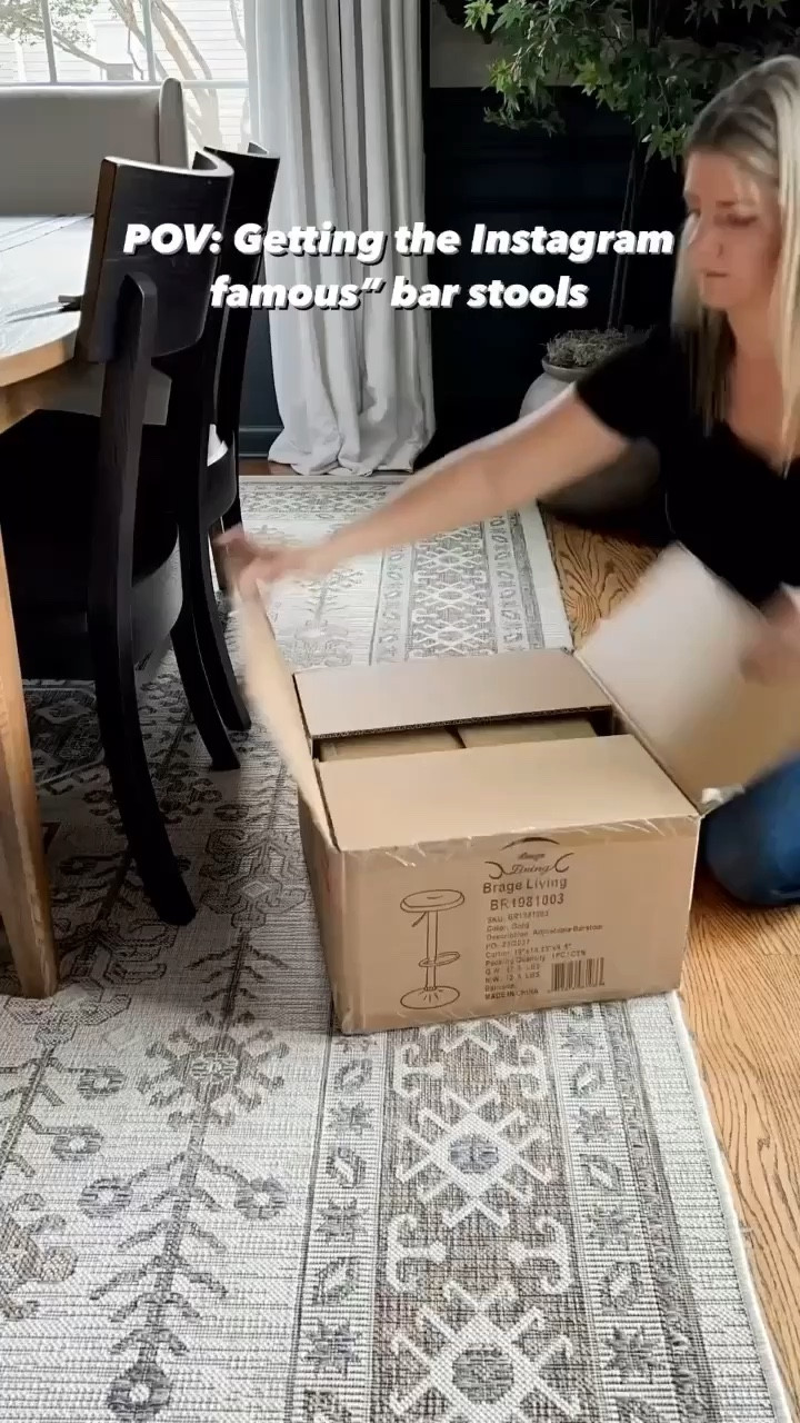 Less than $100 each for these viral bar stools! 

#CounterStore #Barstool #GoldBarstool

#LTKVideo