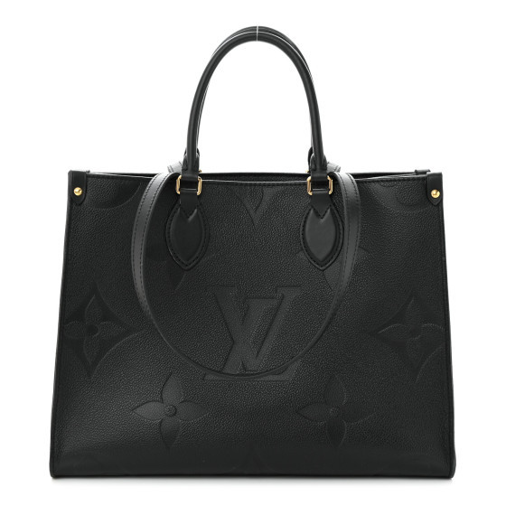 Empreinte Monogram Giant Onthego MM Black | FASHIONPHILE (US)