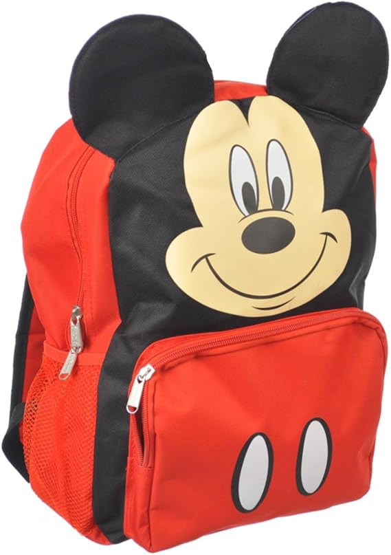 Mickey Mouse "Big Smiles" Backpack - red, one size | Amazon (US)