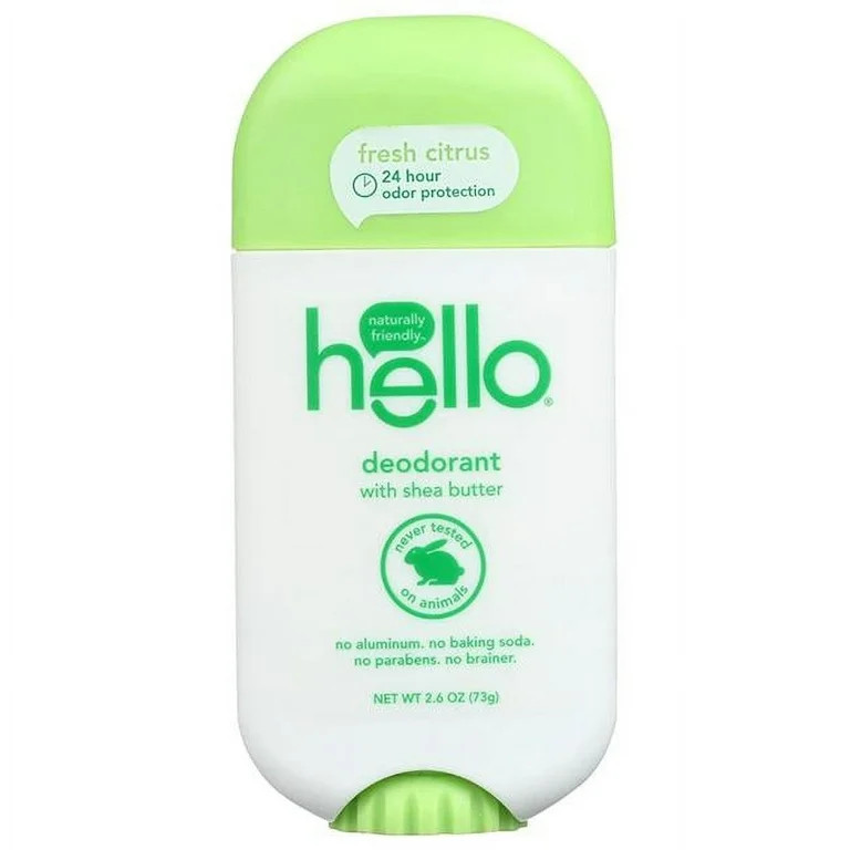 Hello Deodorant with Shea Butter, Fresh Citrus, 2.6 oz (73 g) | Walmart (US)