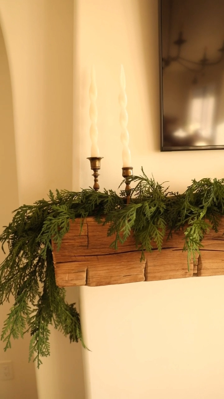 You’ll be seeing me use this garland all over my home this year because I’m OBSESSED 🤩 It gives off such a high-end look and you can’t beat the price! 🚨 #ltkholiday #homedecor #holidaydecor #ltkhome #christmasdecor 

#LTKFindsUnder50 #LTKSeasonal #LTKHome