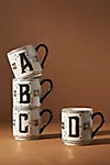 Bistro Tile Margot Monogram Mug | Anthropologie (US)