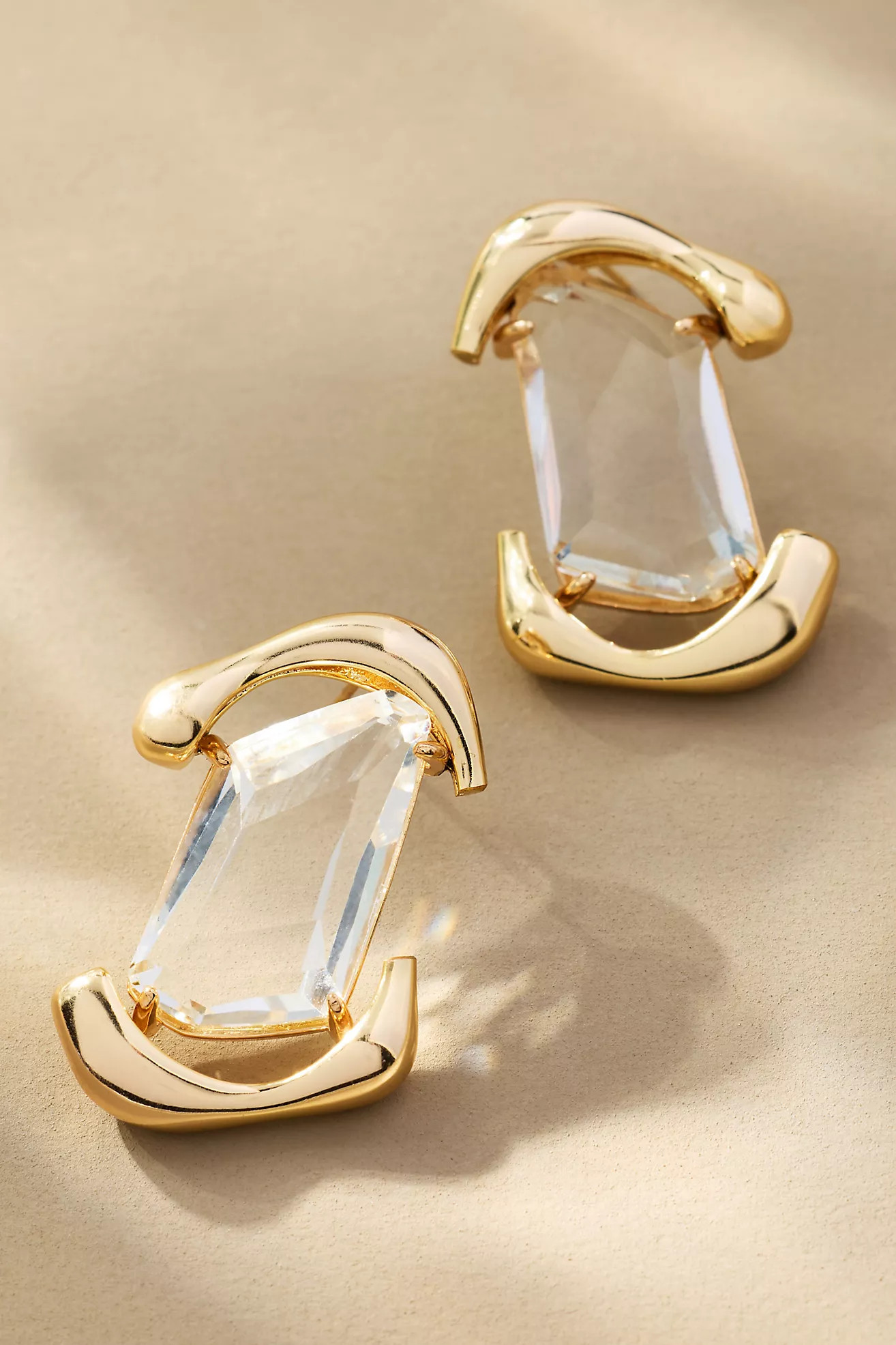 Framed Crystal Drop Earrings | Anthropologie (US)