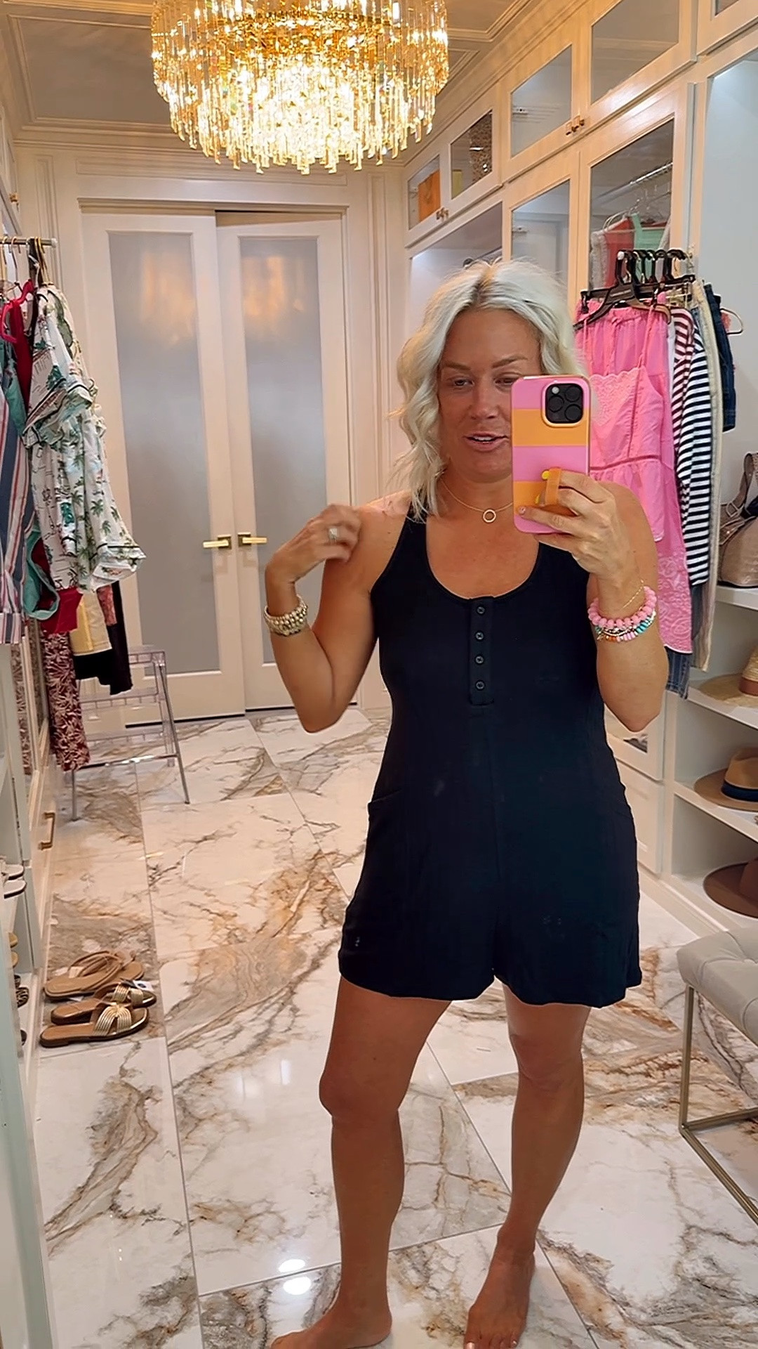 A sleep romper nightie - size small