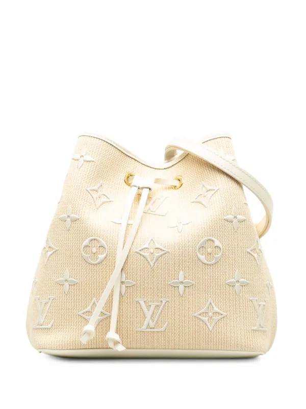 Louis Vuitton Pre-Owned 2021-2023 By The Pool Neonoe MM Bucket Bag - Farfetch | Farfetch Global