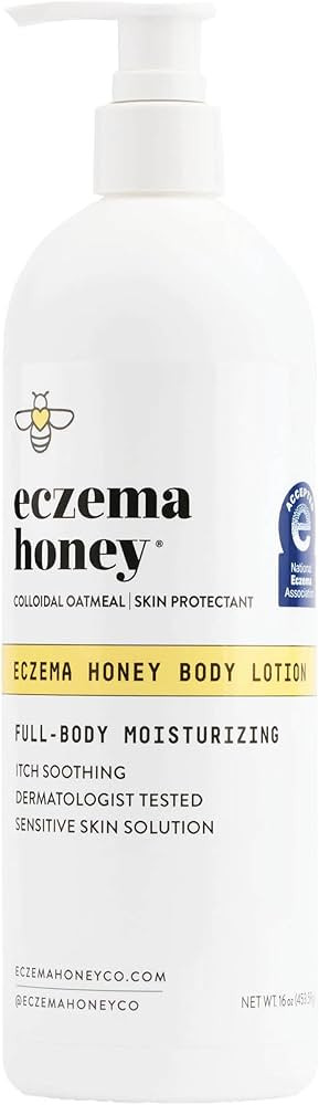 ECZEMA HONEY Oatmeal Body Lotion - Hand & Body Cream for Eczema Relief - Natural Dry Skin Repair ... | Amazon (US)