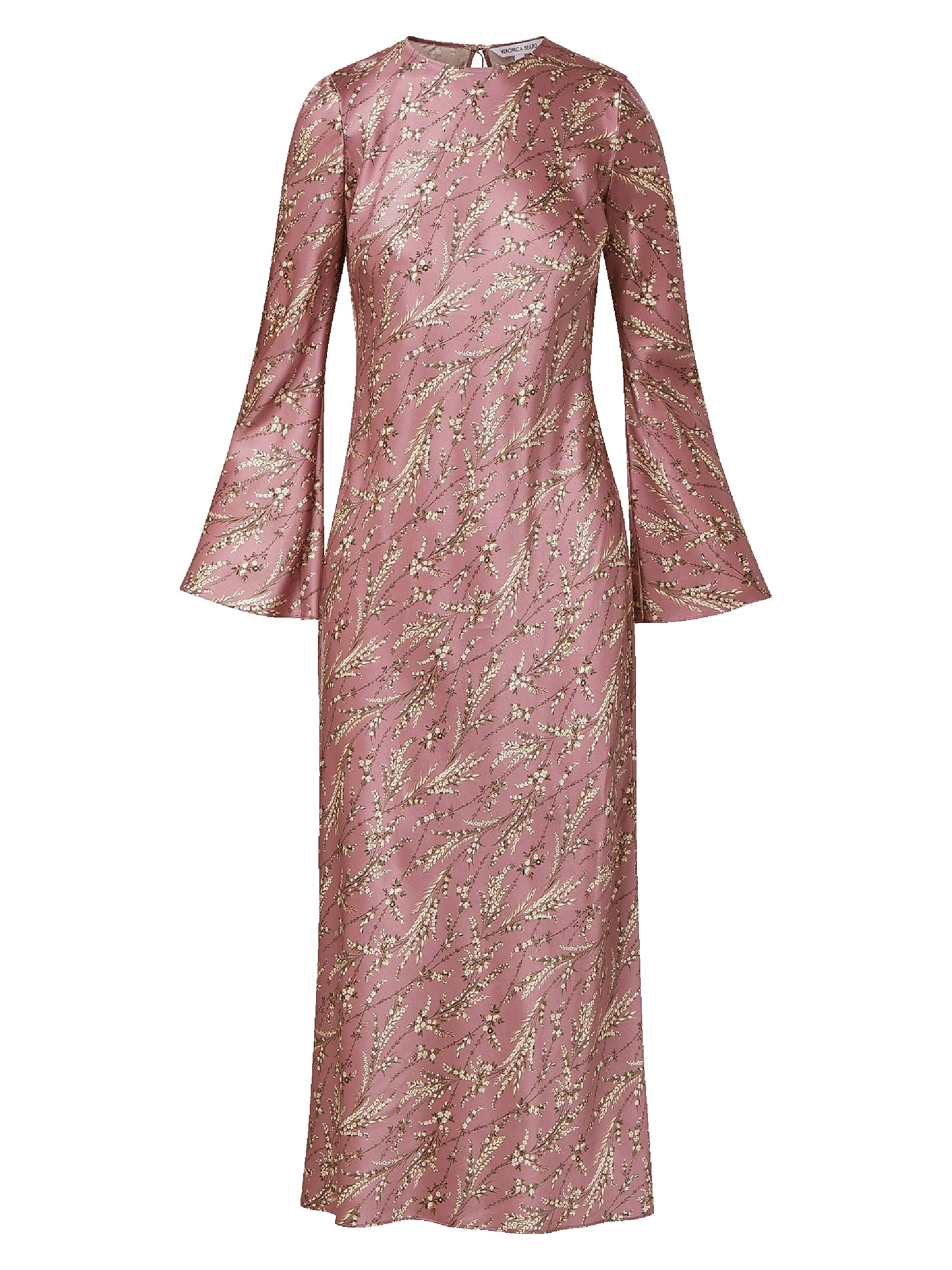 Veronica Beard Gemma Floral Silk-Blend Midi-Dress | Saks Fifth Avenue | Saks Fifth Avenue