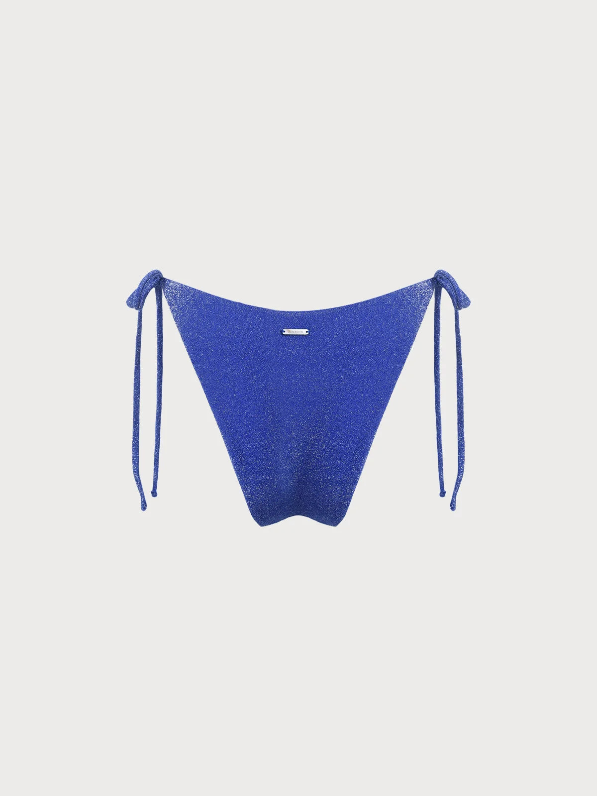 Lurex Tie Side Bikini Bottom & Reviews - Navy - Sustainable Bikinis | BERLOOK | BERLOOK