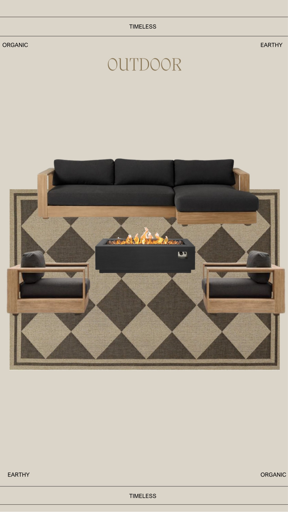 Outdoor patio set 🤎🖤

Outdoor, patio, patio set, west elm, outdoor rug, backyard set, backyard patio, backyard finds 

#LTKSeasonal #LTKhome