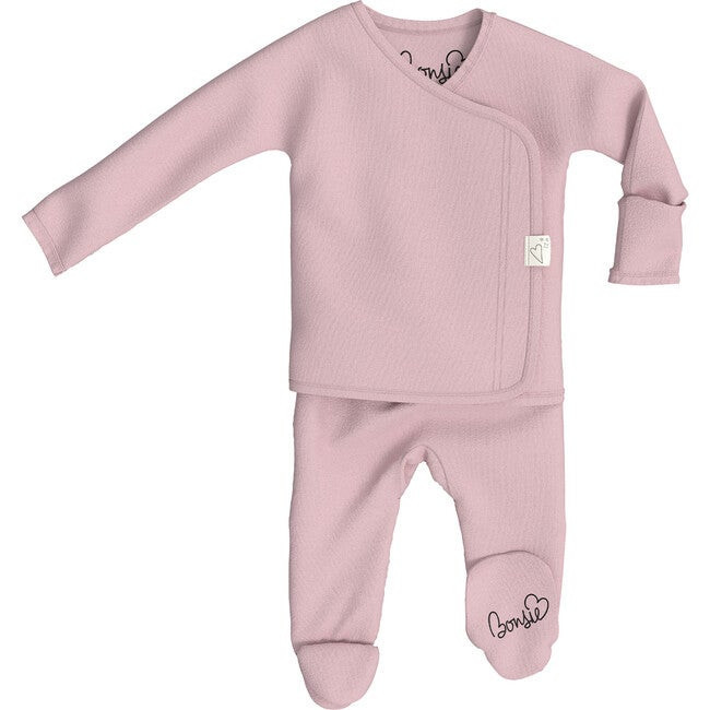 Bonsie Baby Footie, Peony (Pink, Size 6-9M) | Maisonette | Maisonette