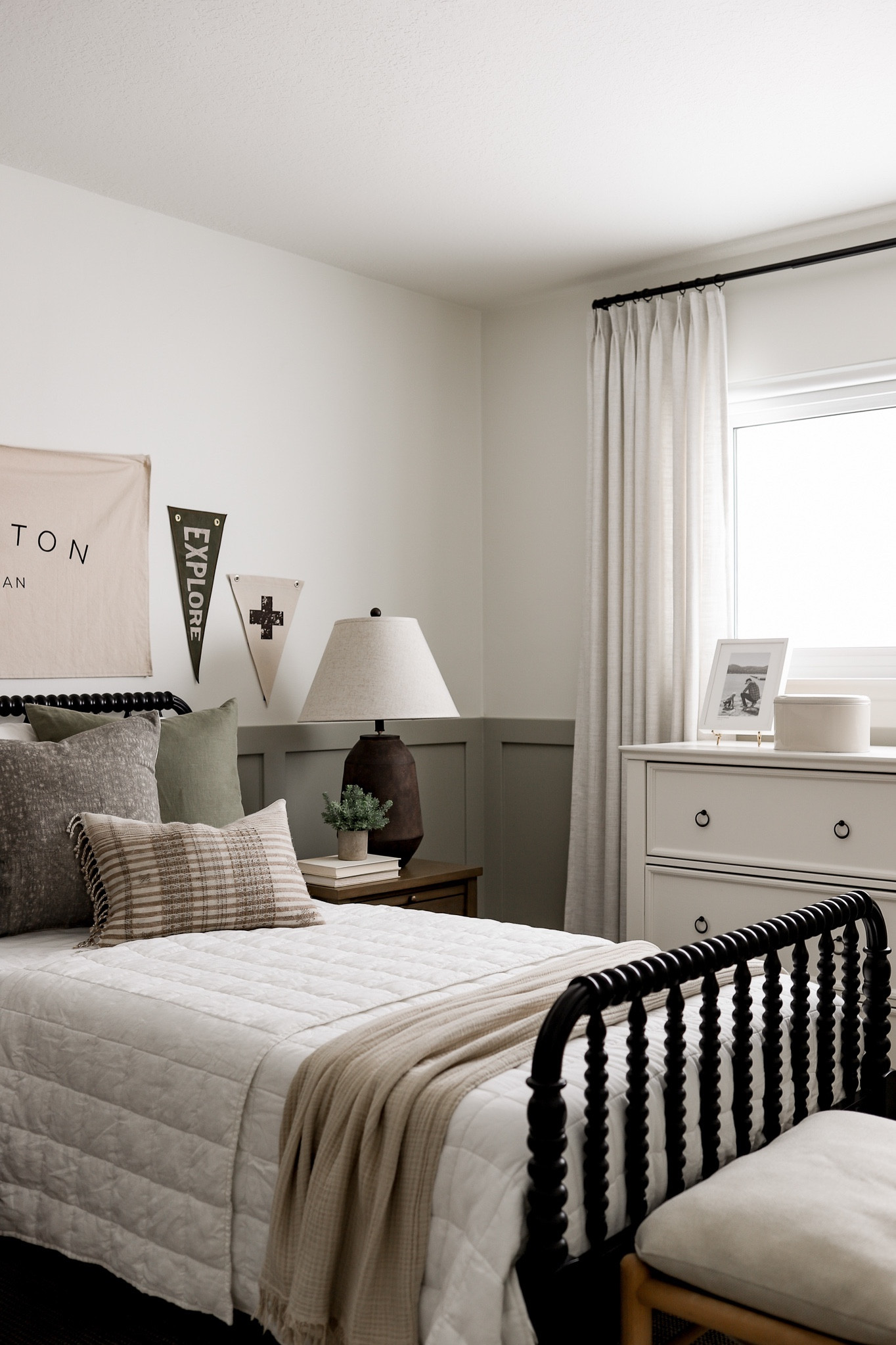 Added this cute pillow trio to Weston’s bed when I was giving his room a spring refresh. I love pairing a solid + pattern + stripe. Works like a charm every time! 🍀 Linked a similar stripe lumbar since mine is sold out. Also linked the affordable Amazon bed frame we have and love! An adorable and affordable alternative to this Jenny Lind bed 

#LTKSeasonal #LTKhome #LTKkids