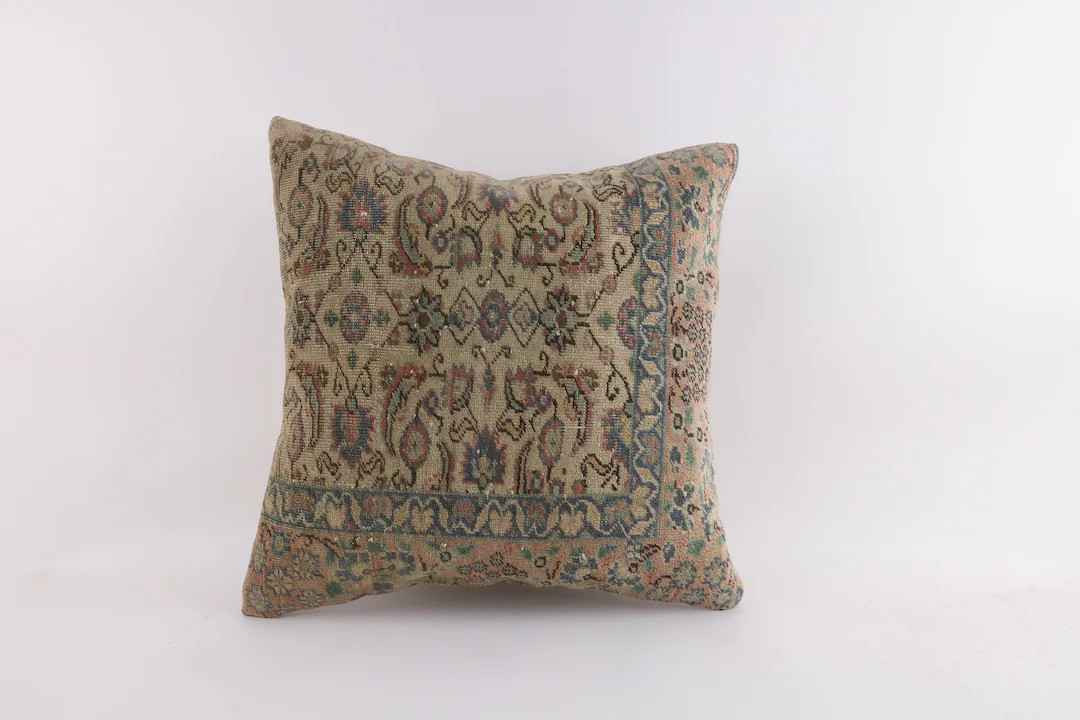 20x20 Kilim Pillow Boho Decor Home Decor Pillow - Etsy | Etsy (US)