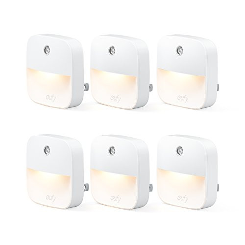 eufy by Anker, Lumi Plug-in Night Light, Warm White LED, Dusk-to-Dawn Sensor, Bedroom, Bathroom, Kit | Amazon (US)