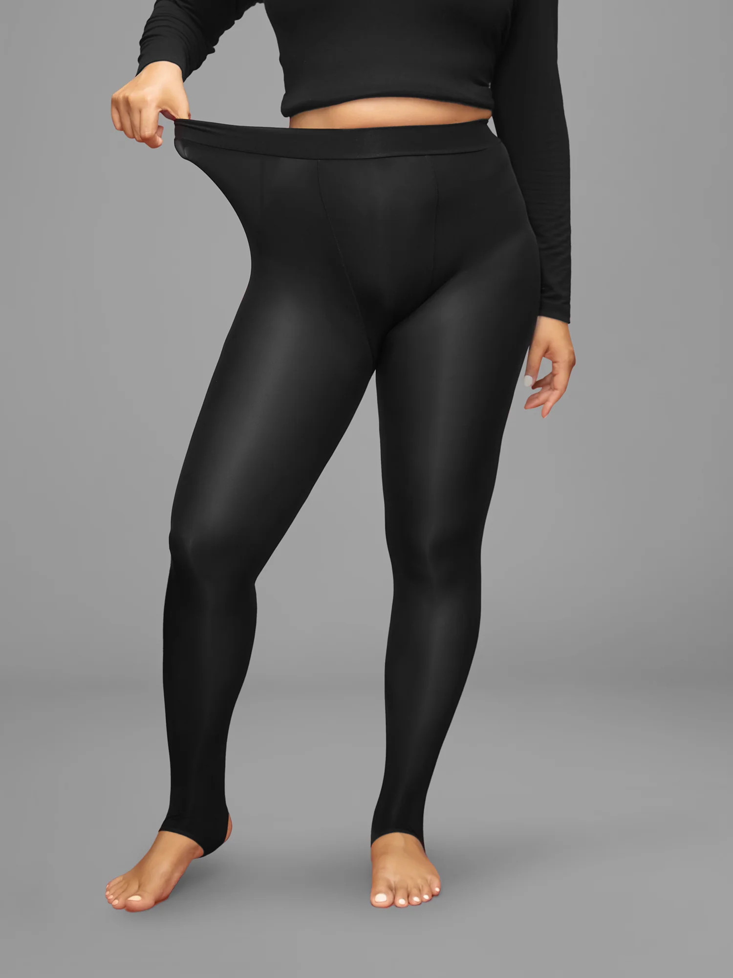 Ankle Cover Design Seamless Legging Tights Stocking | Bloomchic