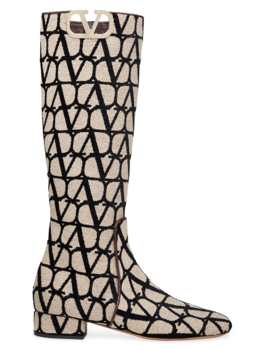 Vlogo Type Boots In Toile Iconographe | Saks Fifth Avenue