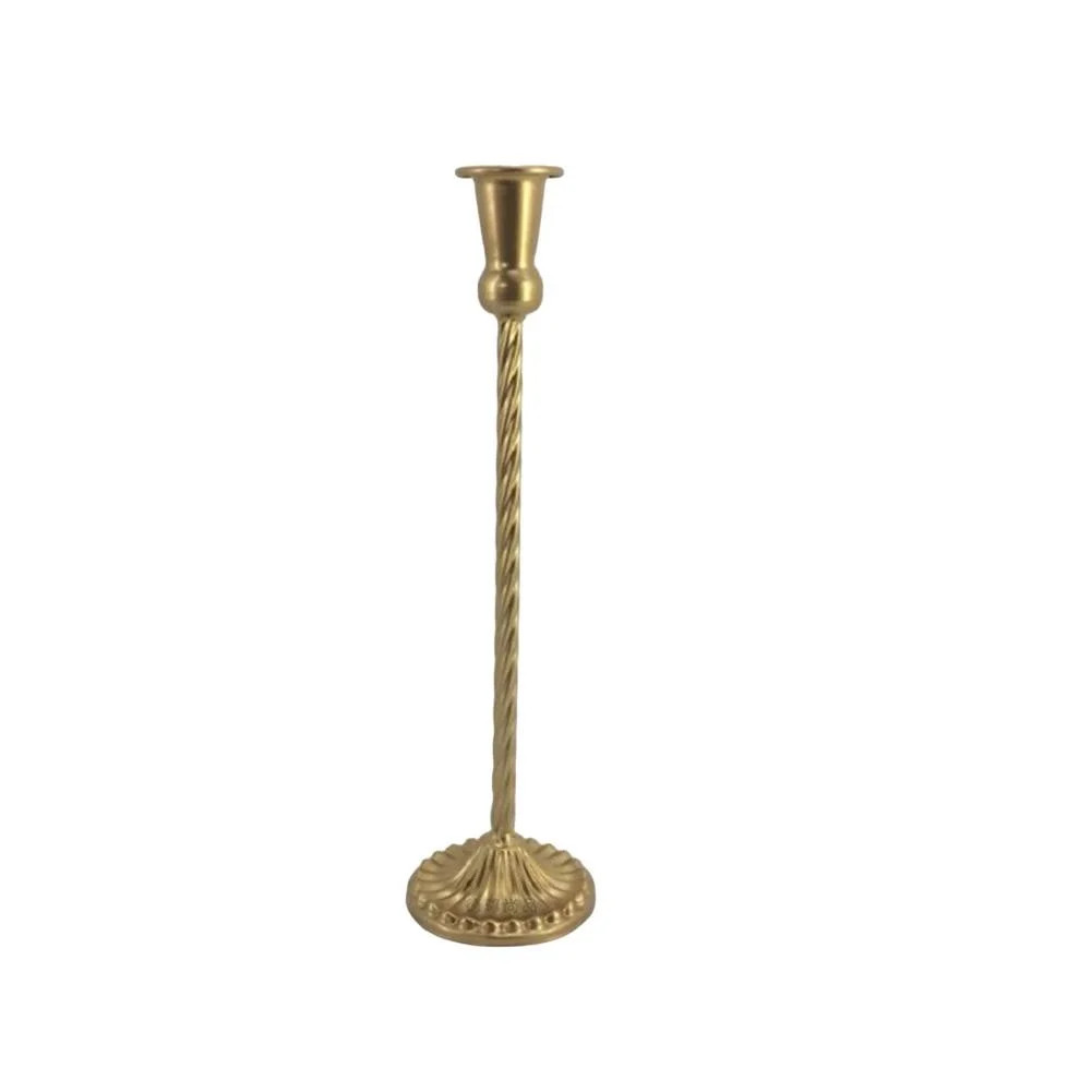 Elegant Brass Candle Holders For Standard Taper Candles In Gold Finish 9.3X34 Fangkenuo | Walmart (US)