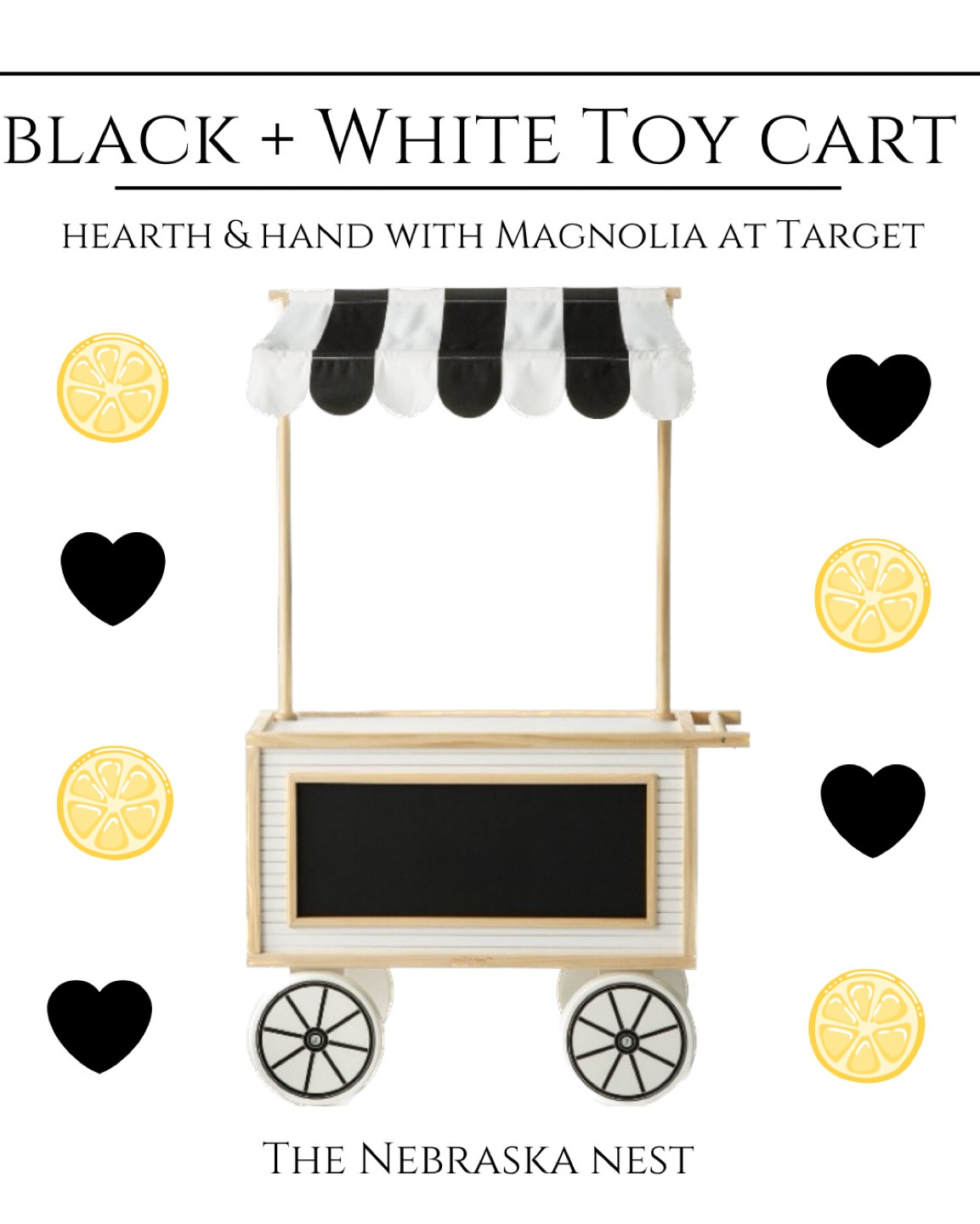 Black + White Toy Market Cart at Target! Could you imagine the lemonade stands with this cute thing? 🍋🖤 Too adorable! ☀️

#Kids #OutdoorToys #SummerToys #LemonadeStand #TargetFinds #Magnolia #Summertime

#LTKfindsunder100 #LTKkids #LTKxTarget