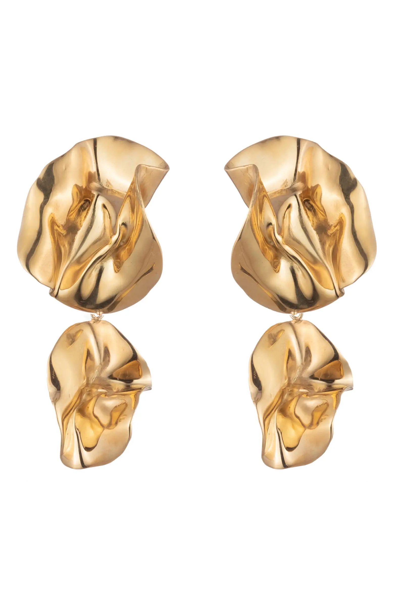 Sterling King Fold Drop Earrings | Nordstrom | Nordstrom