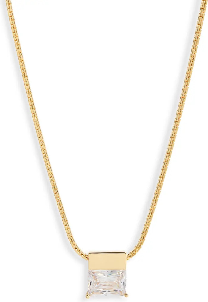 Luxe Cubic Zirconia Pendant Necklace | Nordstrom
