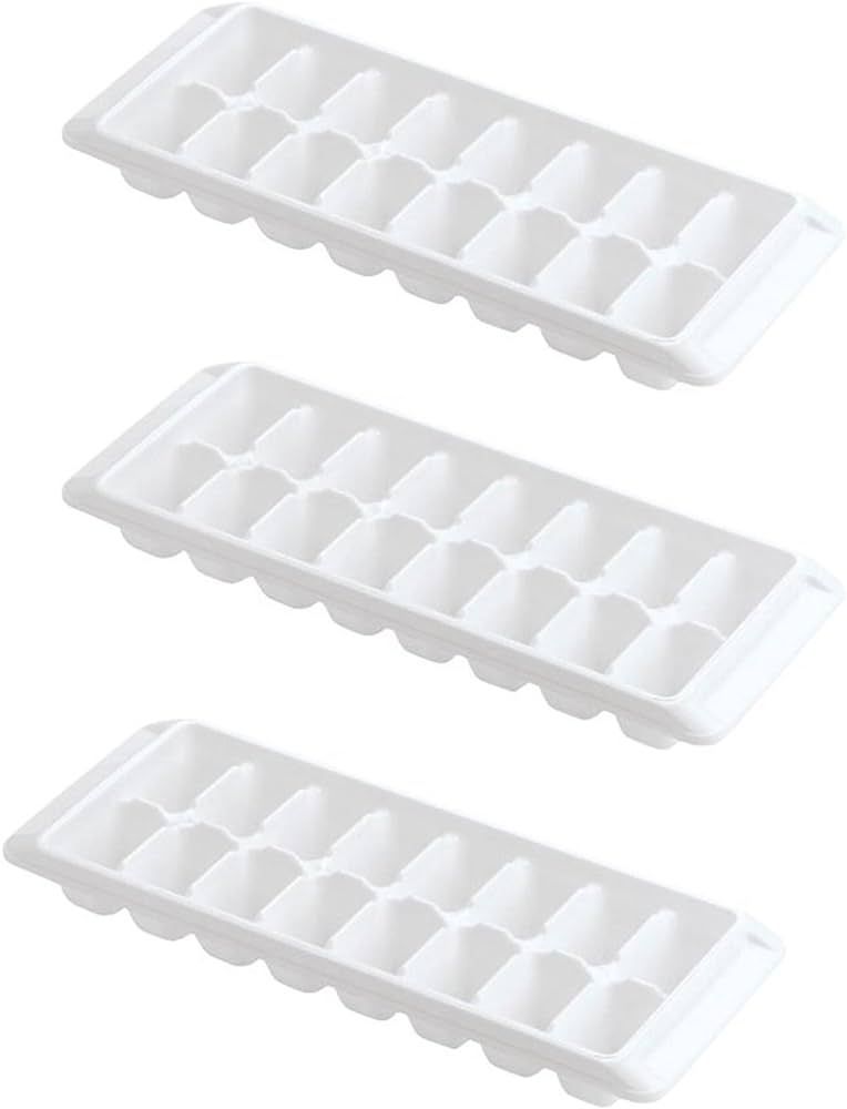 Rubbermaid - Ice Cube Tray, 16 cube trays (3 Pack, White) | Amazon (US)