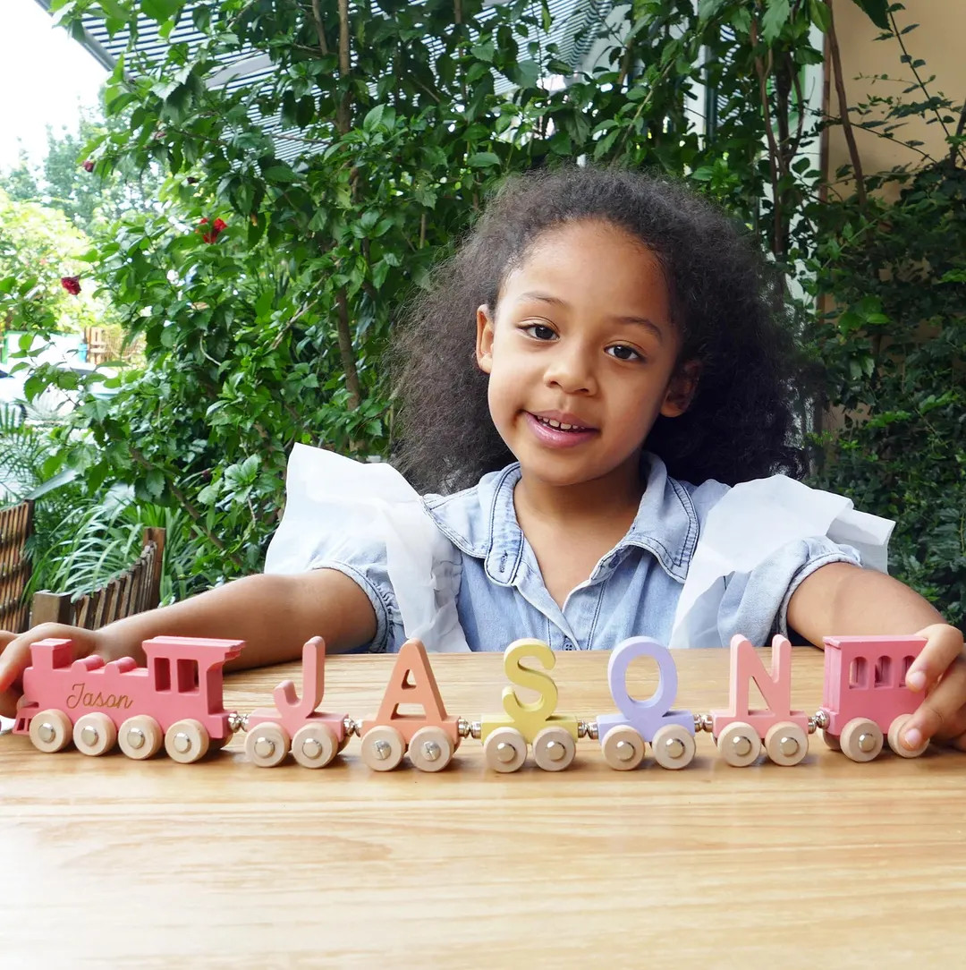 Personalized Train Toy | Magnets Train With Name | First Birthday Gifts for Boys | Custom Wooden ... | Etsy (US)