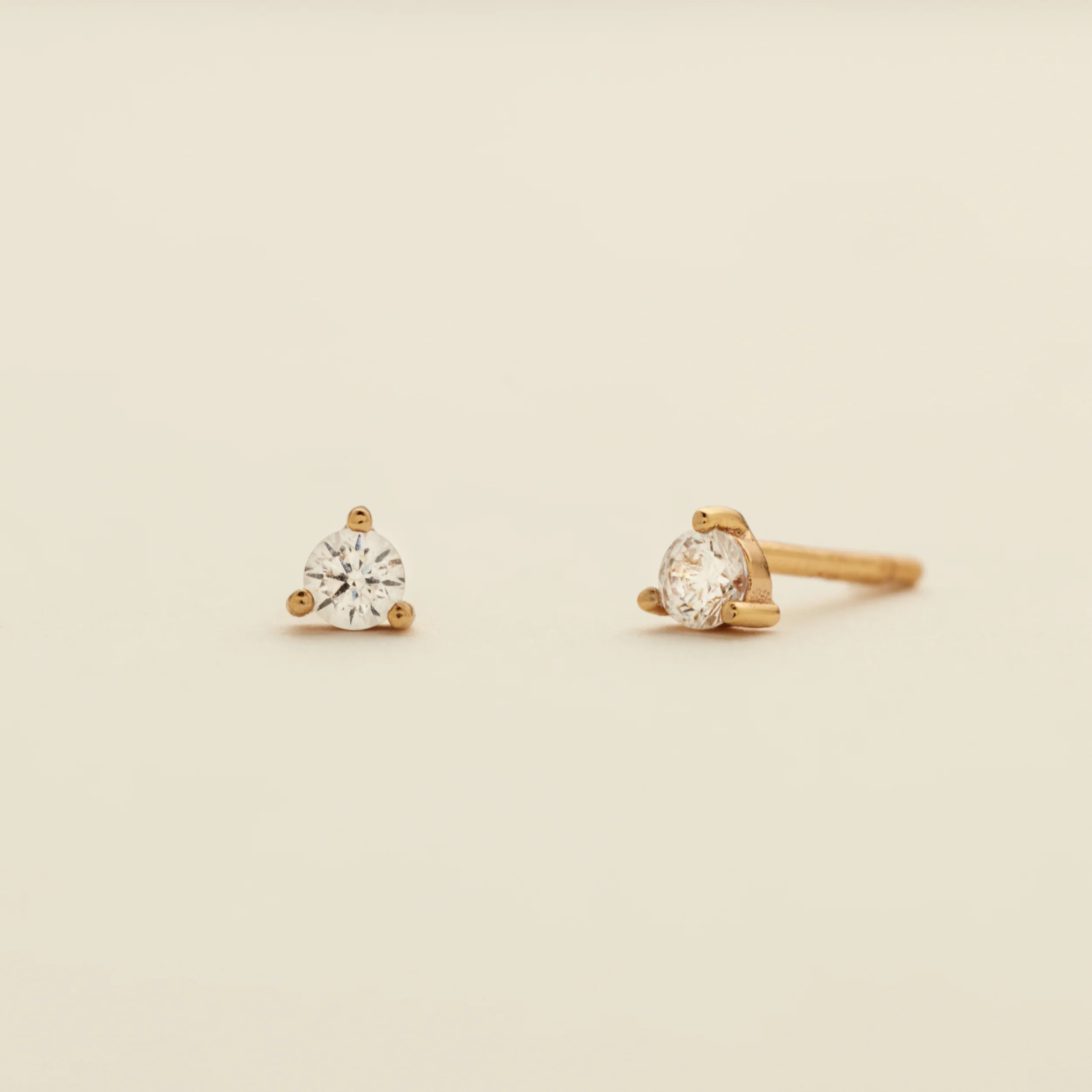 Luxe 3-prong Stud Earrings | Made by Mary (US)