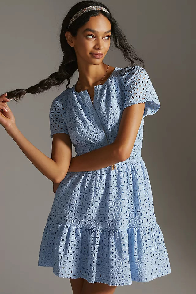 The Somerset Mini Dress: Eyelet Edition | Anthropologie (US)