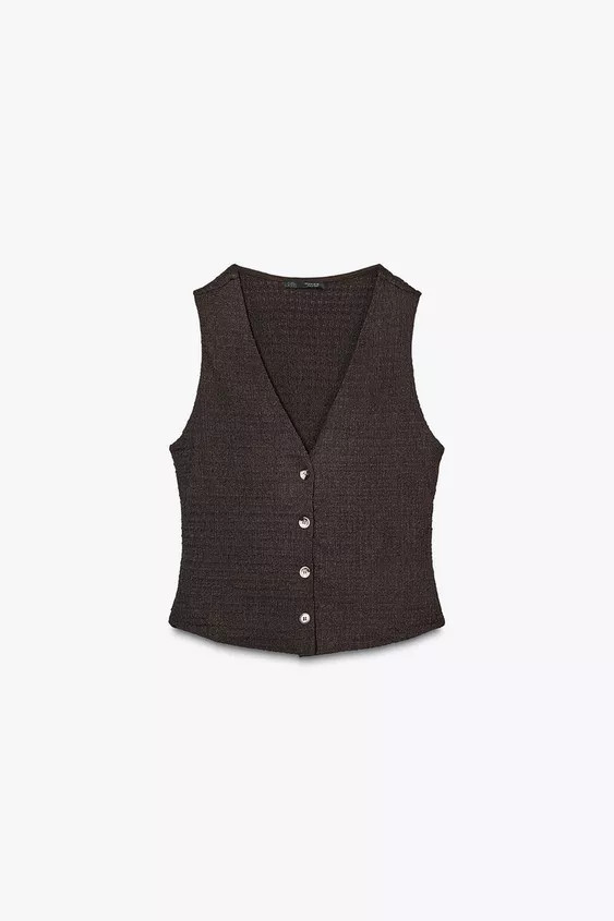 STRUCTURED VEST TOP | Zara US