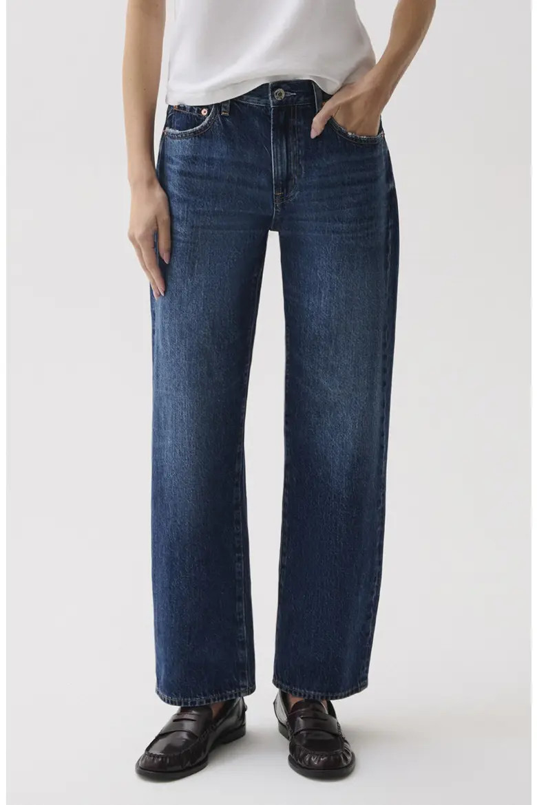 Pistola Lexi Distressed Ankle Wide Leg Jeans in Artisan at Nordstrom, Size 29 | Nordstrom